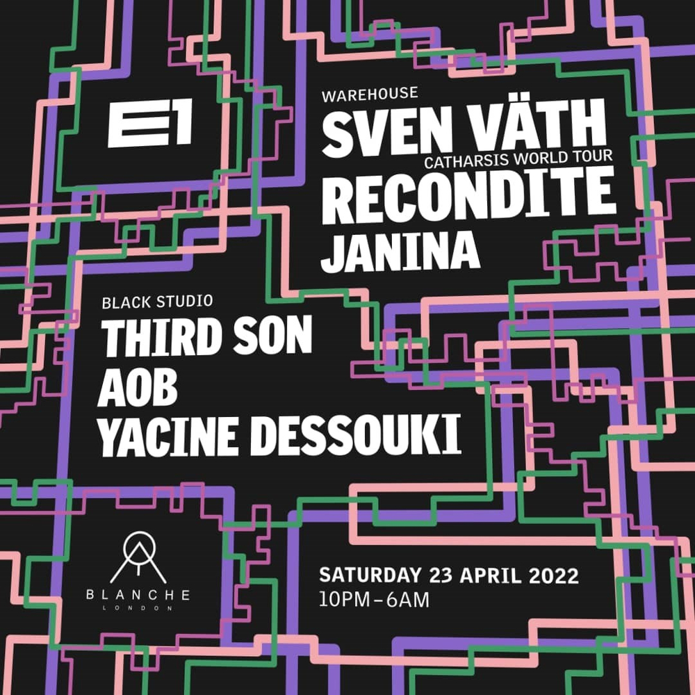 E1 x Blanche present Sven Vath – Catharsis Album World Tour